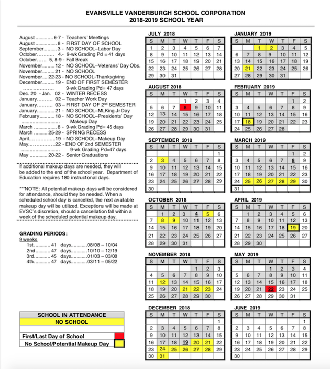 Evsc Calendar 2021-22 2022